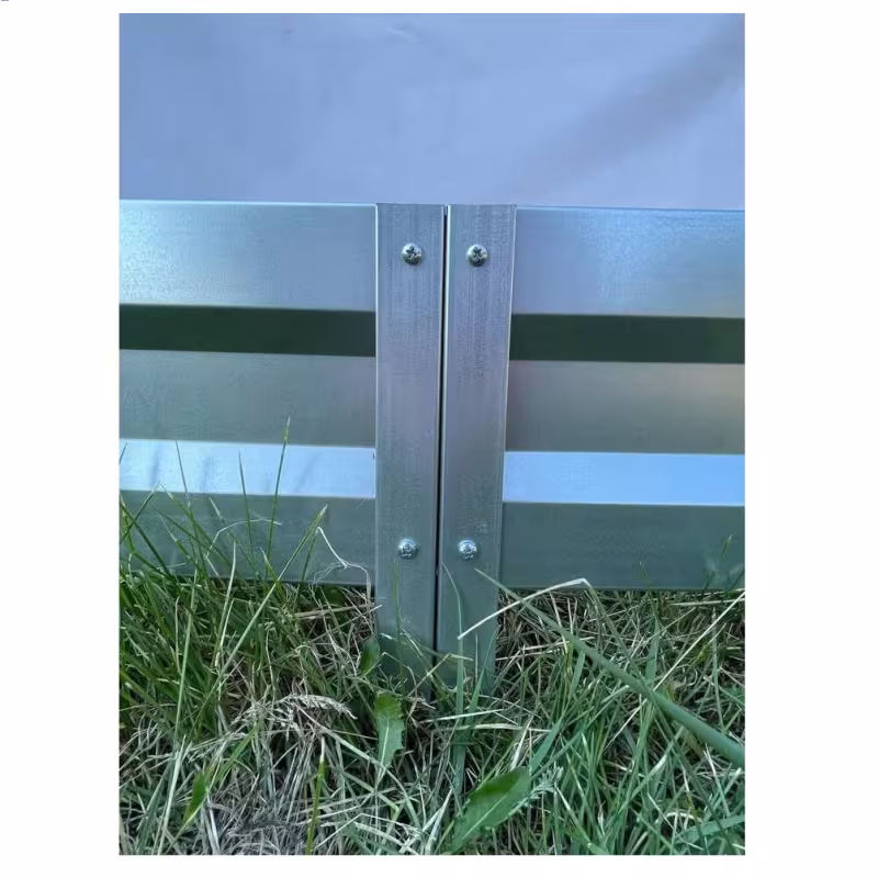 Комплект из двух оцинкованных грядок в теплицу, 3850х1000 мм (2 шт.)