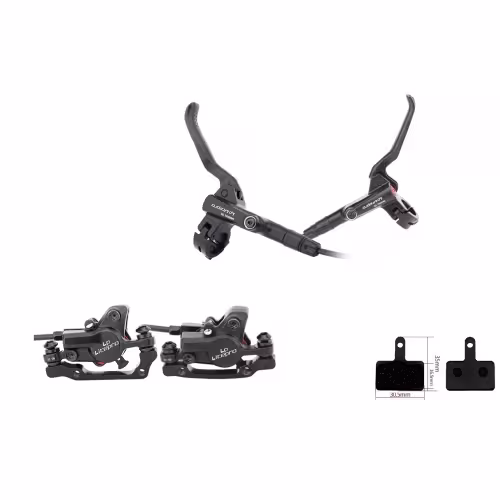 Тормоз гидравлический LP Litepro B01S, F160/R140 мм, 1600 мм/1000 мм, передний+задний