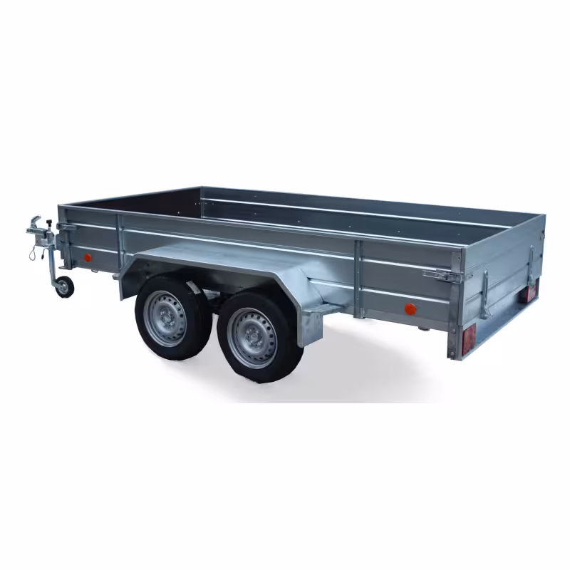 Прицеп бортовой двухосный Вектор ЛАВ 81013G, высокий борт