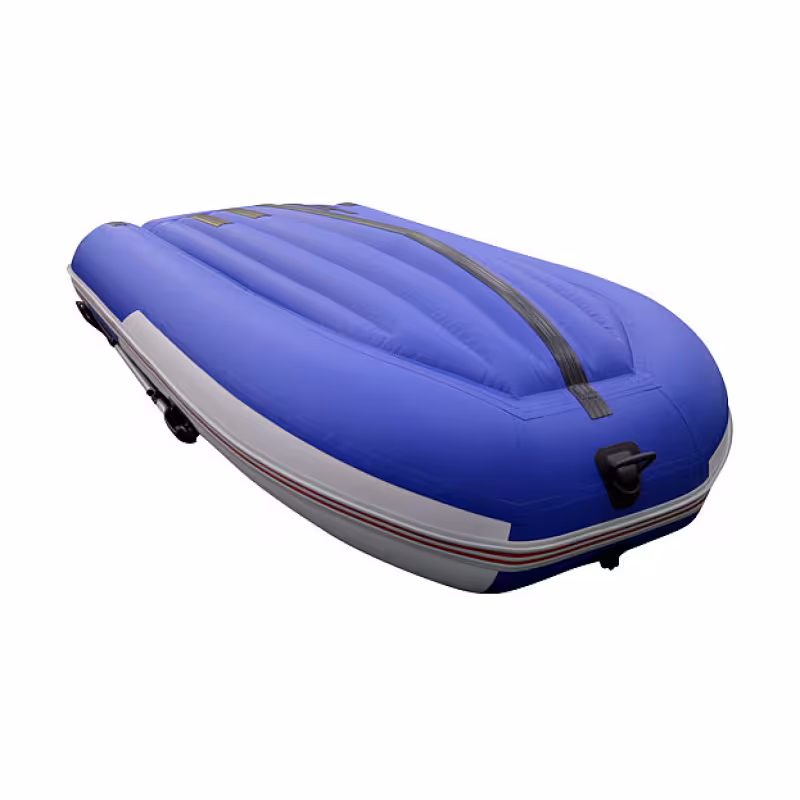 Надувная лодка ПВХ Hunterboat Stels 315 Aero, НДНД, синий/белый