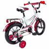 Велосипед Tech Team Canyon NN002650, размер 14", 1 скорость, серый/красный