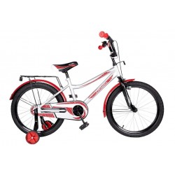 Велосипед 14 Tech Team Canyon NN002650, размер 14", 1 скорость, серый/красный