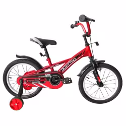 Велосипед детский Tech Team Quattro 14" ,1 скорость, красный