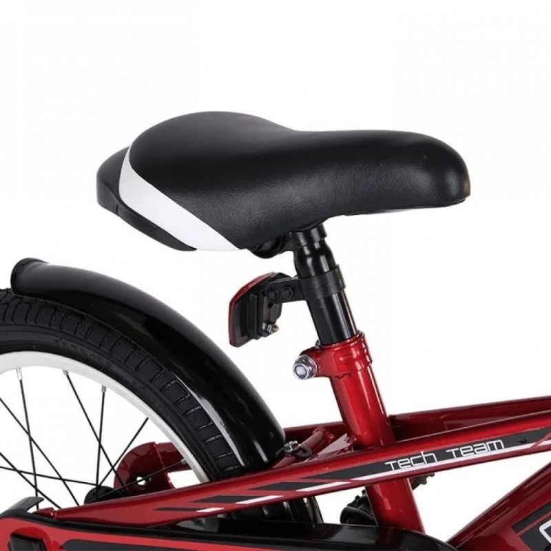 Велосипед детский Tech Team Quattro 14" ,1 скорость, красный