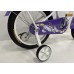 Велосипед 16 Tech Team Firebird NN003802, размер 16", 1 скорость, белый/фиолетовый