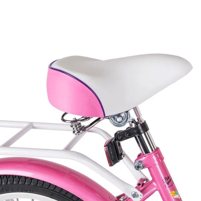 Велосипед 16 Tech Team Firebird NN003798, размер 16", 1 скорость, белый/розовый