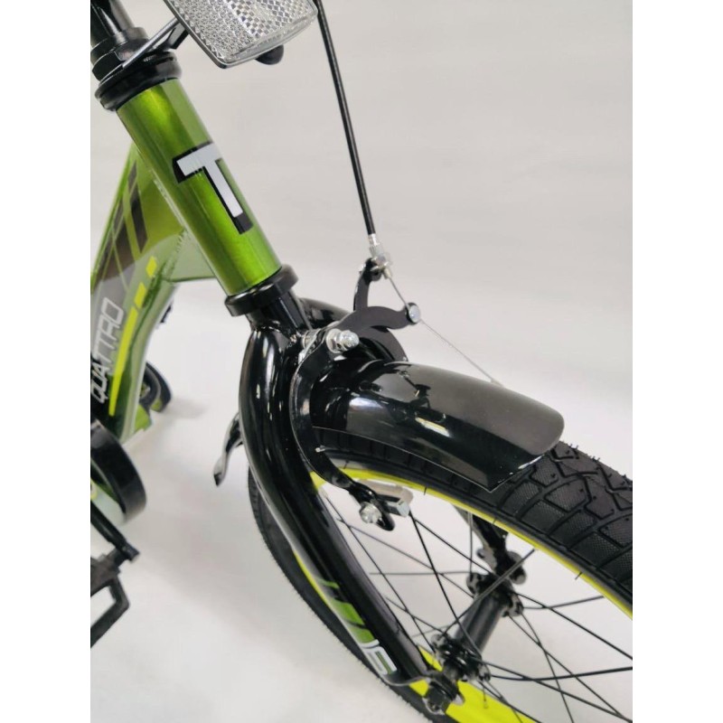 Велосипед 18 Tech Team Quattro NN002671, размер 18", 1 скорость, хаки