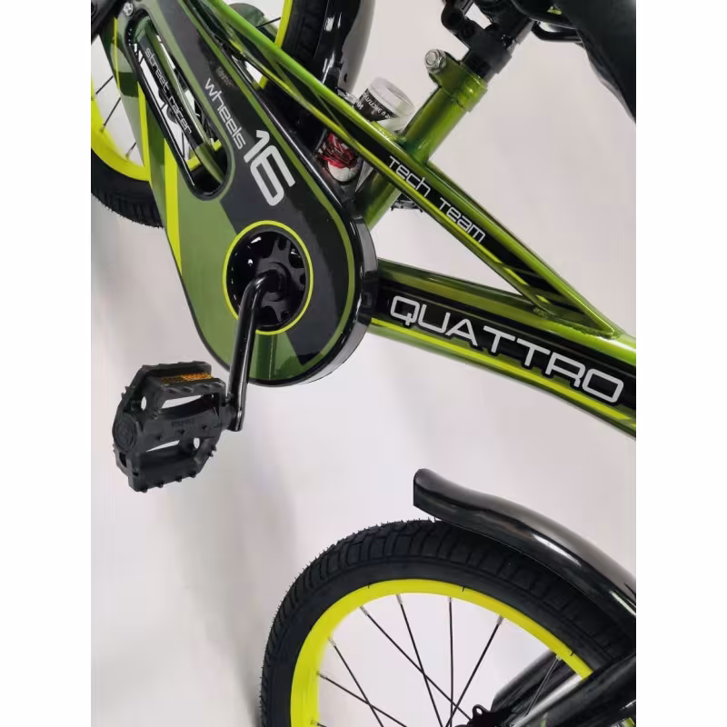 Велосипед 18 Tech Team Quattro NN002671, размер 18", 1 скорость, хаки