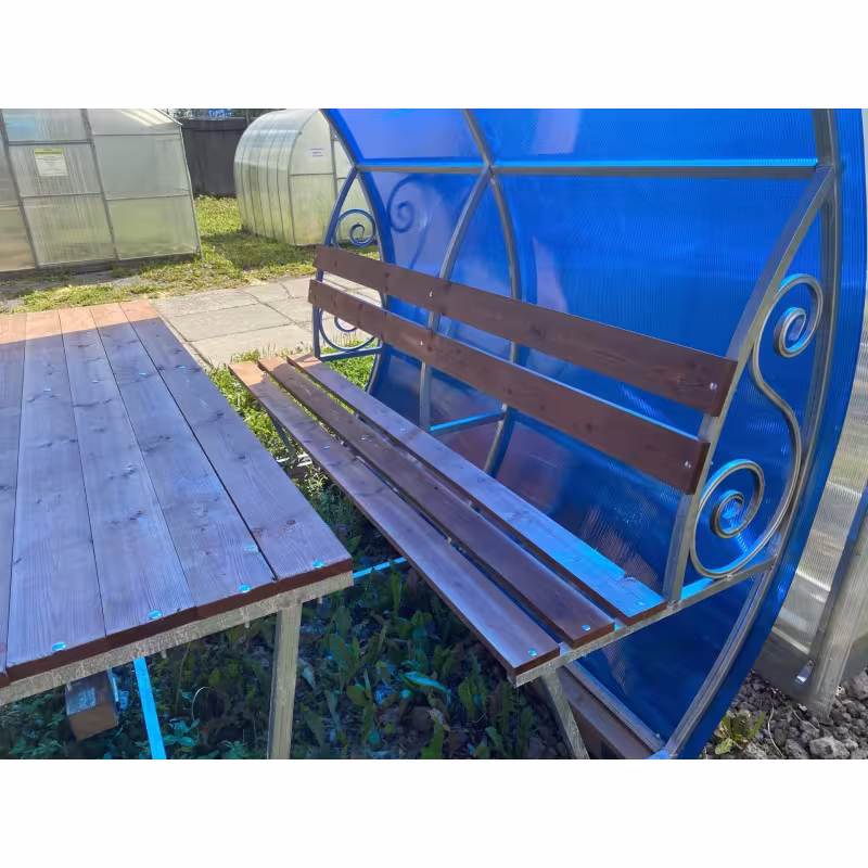 Каркас беседки Теплица Царица Россиянка, 2х2х2,08 м