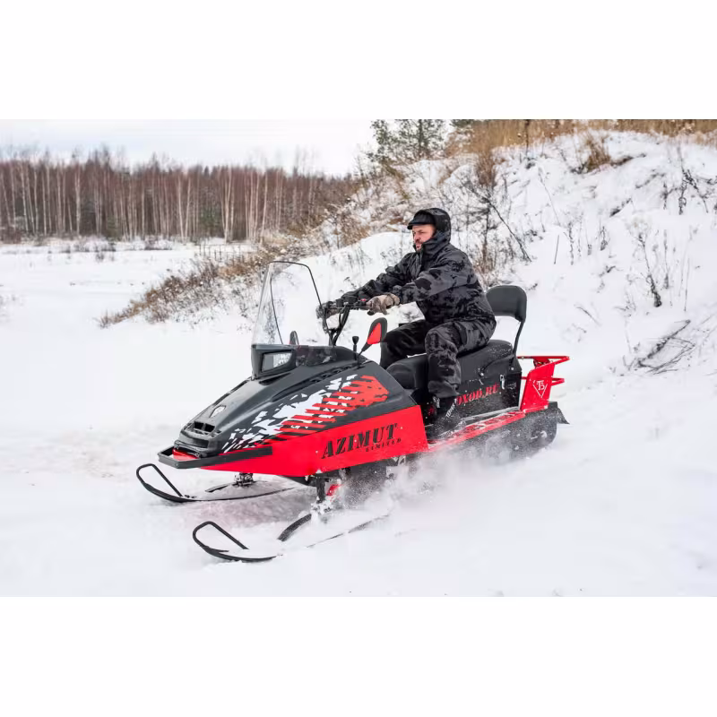 Комплект запчастей для сборки снегохода Бурлак Азимут Limited, 20 л.с., красный