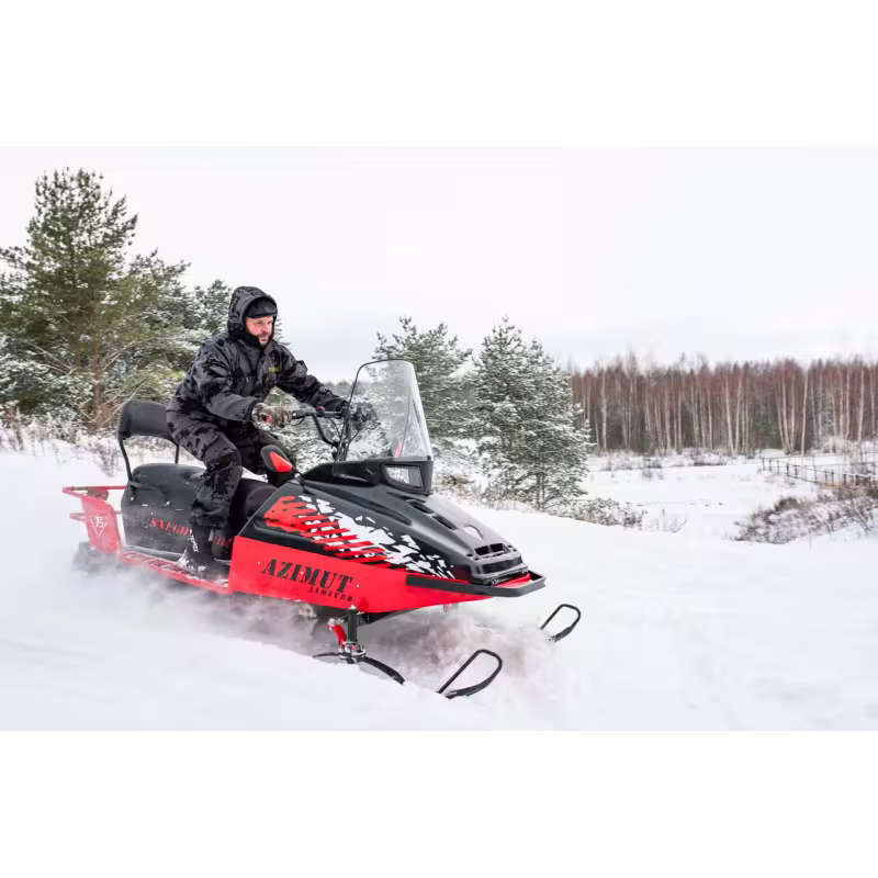 Комплект запчастей для сборки снегохода Бурлак Азимут Limited, 20 л.с., красный