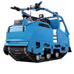 Мотобуксировщик Бурлак Таежник, 15 л.с, катки, электростартер