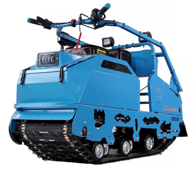 Мотобуксировщик Бурлак Таежник, 15 л.с, катки, электростартер