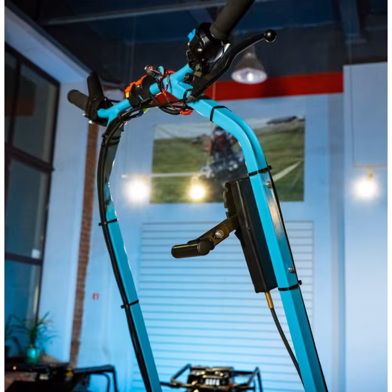 Мотобуксировщик Бурлак Таежник, 15 л.с, катки, электростартер