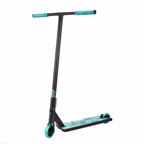 Самокат трюковой Tech Team Zander NN007643, черный/бирюзовый