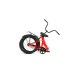 Велосипед 20 Altair City, размер 14", 1 скорость, складной, красный/голубой