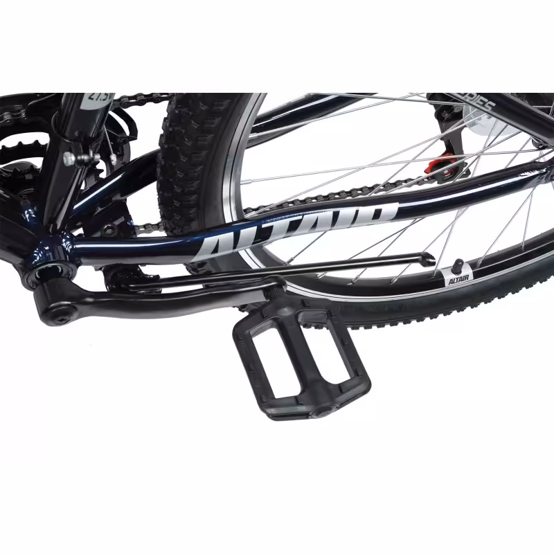 Велосипед 27,5 Altair AL D, размер 15", 21 скорость, темно-синий/серебристый