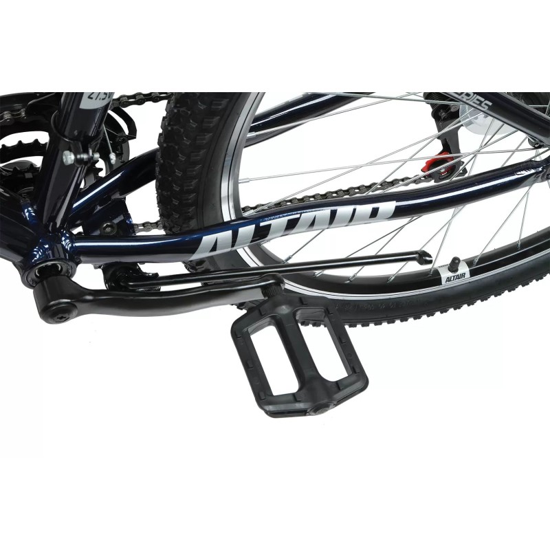 Велосипед 27,5 Altair AL D, размер 15", 21 скорость, темно-синий/серебристый