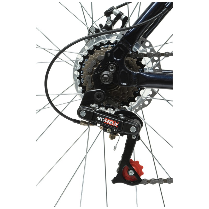 Велосипед 27,5 Altair AL D, размер 15", 21 скорость, темно-синий/серебристый