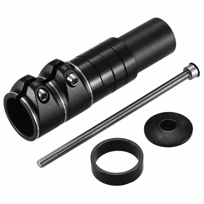 Удлинитель высоты рулевого штока VXM, 130 мм , 1-1/8, алюминиевый, черный 