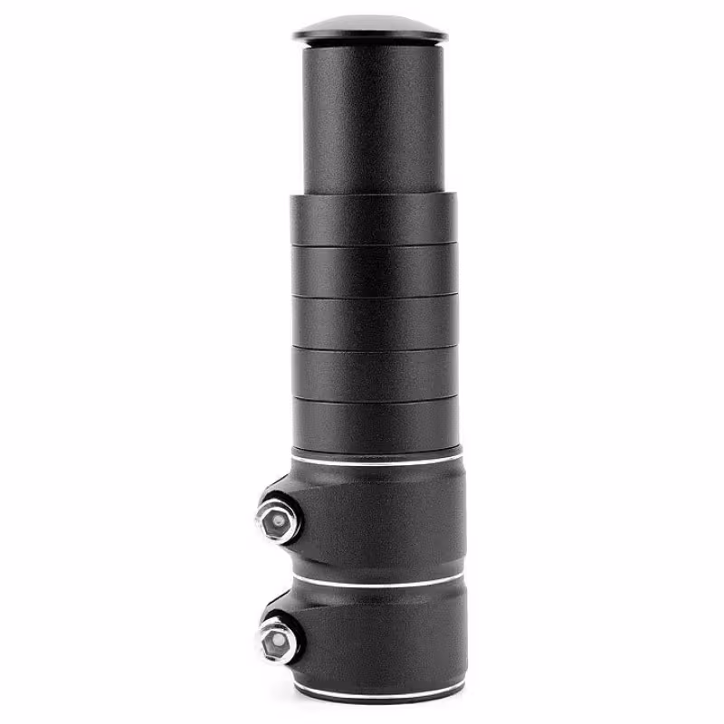 Удлинитель высоты рулевого штока VXM, 130 мм , 1-1/8, алюминиевый, черный 