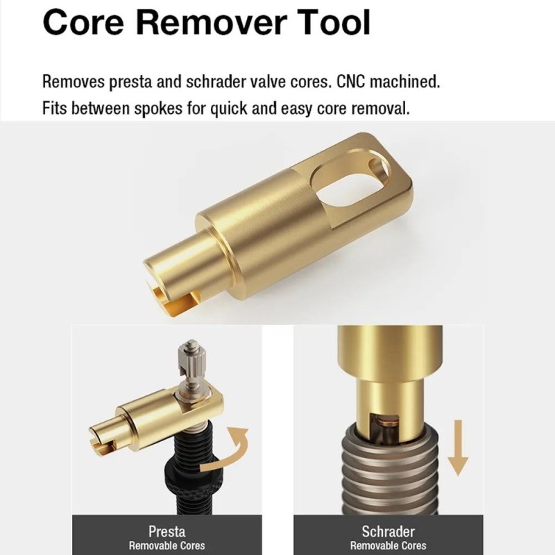 Набор инструментов для герметизации колес EZMTB AV/FV УТ00025561, 6 предметов