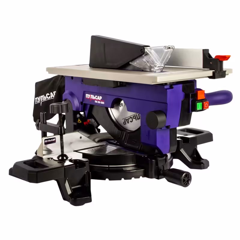 Пила торцовочная сетевая комбинированная Пульсар ПТК 255-2000 