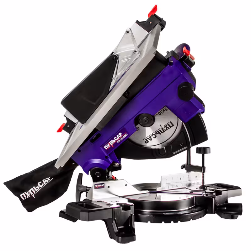 Пила торцовочная сетевая комбинированная Пульсар ПТК 255-2000 