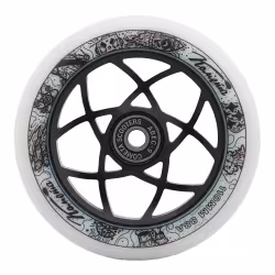 Колесо для самоката  Комета Атом WA-02BL , 110 мм, Белый/ Черный
