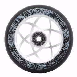 Колесо для самоката Комета Атом WA-01RW,110 мм, черный / серый