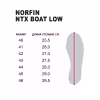 Кроссовки мужские демисезонные Norfin Ntx BOAT LOW OR 15832, черный/серый/оранжевый, размер 40