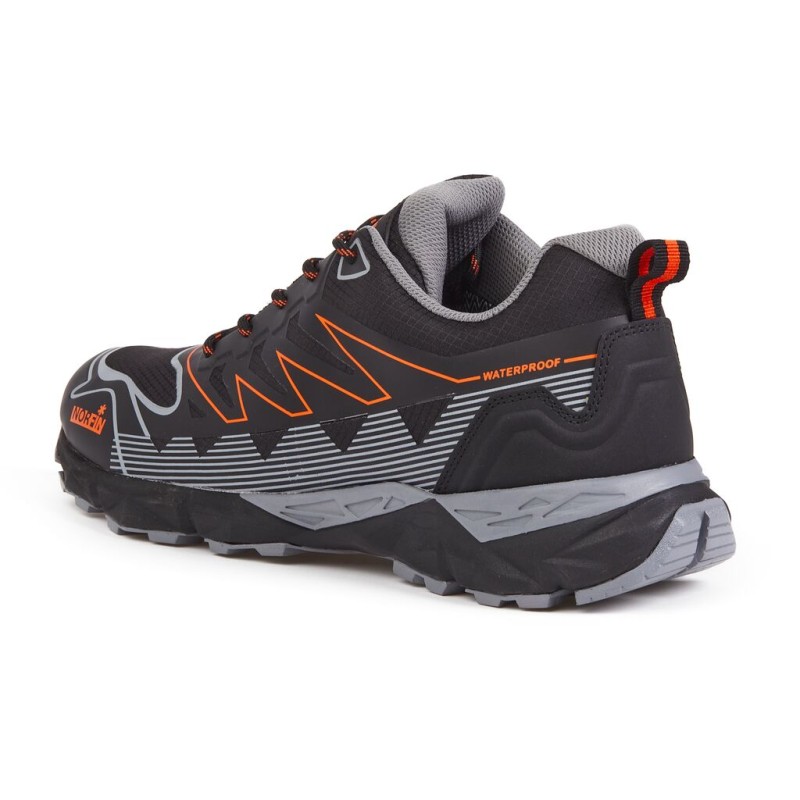 Кроссовки мужские демисезонные Norfin Ntx BOAT LOW OR 15832, черный/серый/оранжевый, размер 46
