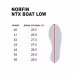Кроссовки мужские демисезонные Norfin Ntx BOAT LOW YL 15831 черный/серый/желтый, размер 43