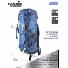 Рюкзак Norfin Adventure 55, 55 л, синий