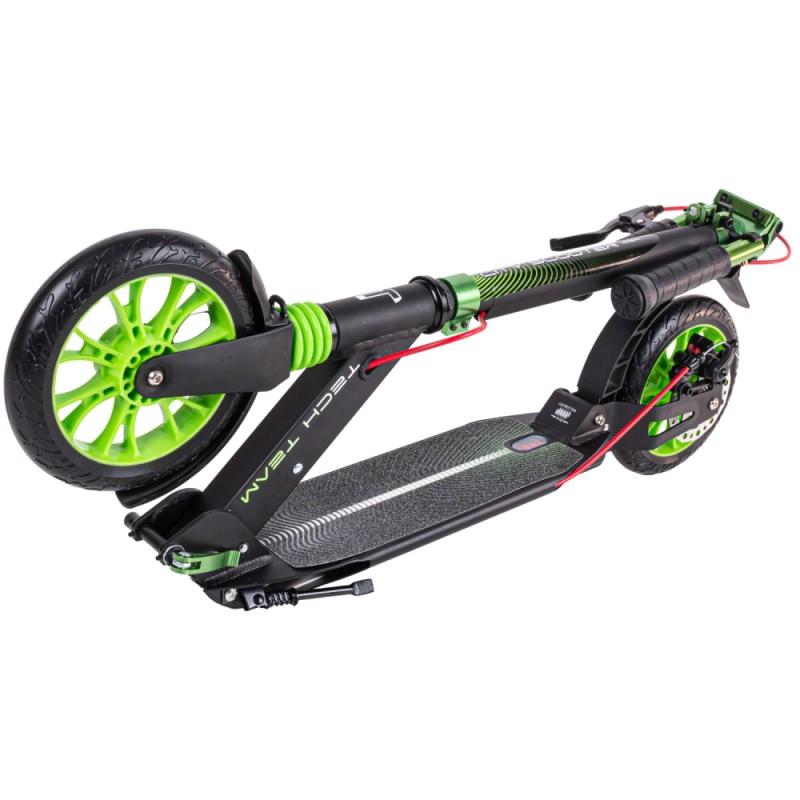 Самокат Tech Team City Scooter Disk Brake NN007589, зеленый