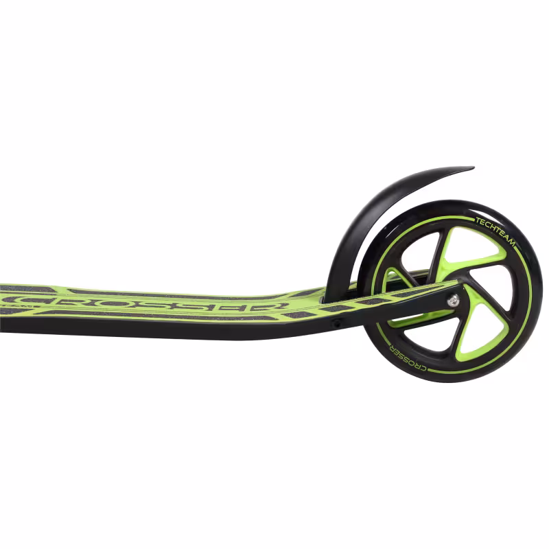 Самокат Tech Team Crosser NN004141, черный/зеленый