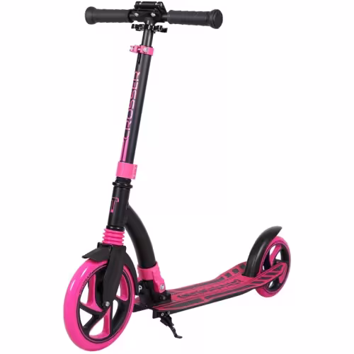 Самокат Tech Team Crosser NN004142, черный/розовый