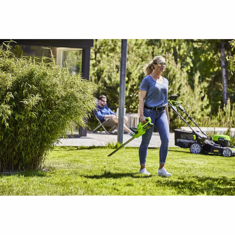 Ножницы для кустов аккумуляторные Greenworks G24HT56