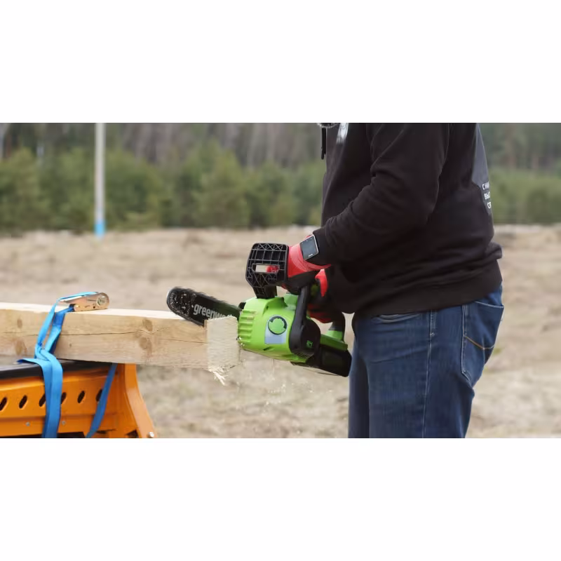 Электропила аккумуляторная Greenworks G24CS25