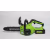 Электропила аккумуляторная Greenworks G24CS25