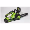 Электропила аккумуляторная Greenworks G24CS25