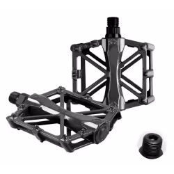 Педали платформенные KMS SP-83, 9/16", 105x95 мм, черный