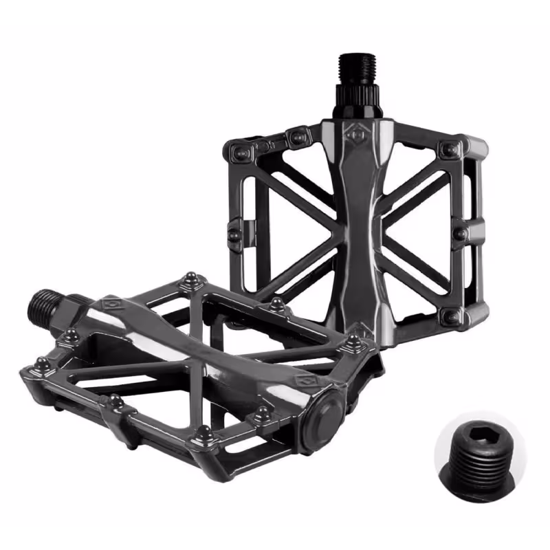 Педали платформенные KMS SP-83, 9/16", 105x95 мм, черный