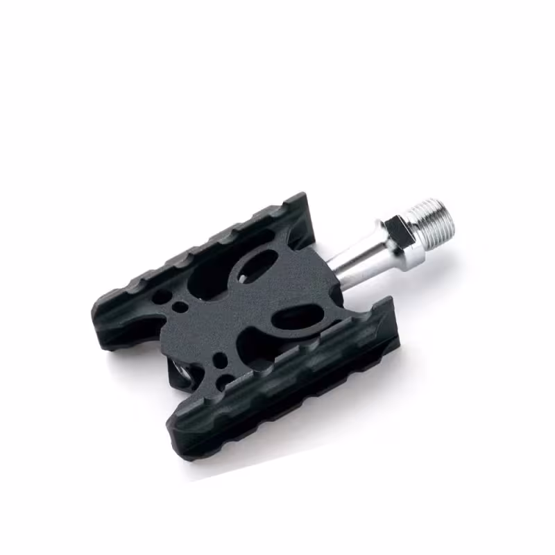 Комплект педалей Rapido ALNC-101, алюминий, фрезерованные, ось Cr-Mo, промподшипники, 9/16", 91х62 мм, черный