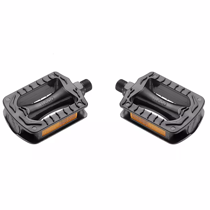 Педали платформенные Neco WP-138, 9/16", 105x65 мм, черный