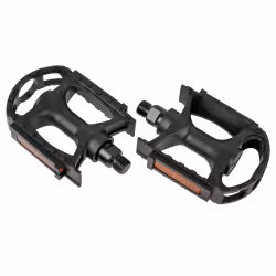 Педали платформенные Neco WP-168, 9/16", 110x84 мм, черный