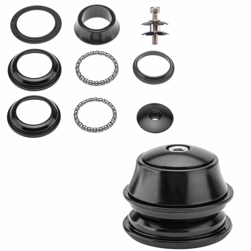 Рулевая колонка Neco H117DM,  полуинтегрированная безрезьбовая, 1 1/8''x28,6х44х30 мм