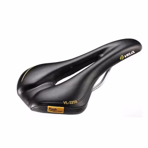 Седло велосипедное Velo VL-3256 MTB 278x150 мм Plush с вент. отверстием