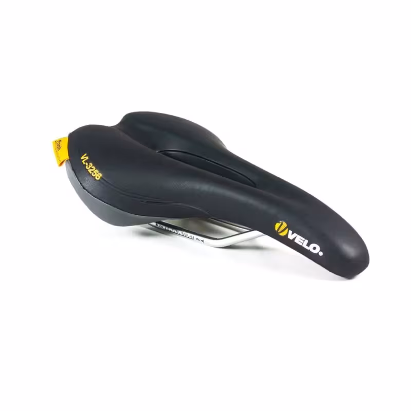Седло велосипедное Velo VL-3256 MTB 278x150 мм Plush с вент. отверстием