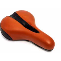 Седло велосипедное HF-AZ-5544 MTB Series, 275х175 мм,  коричневый/черный